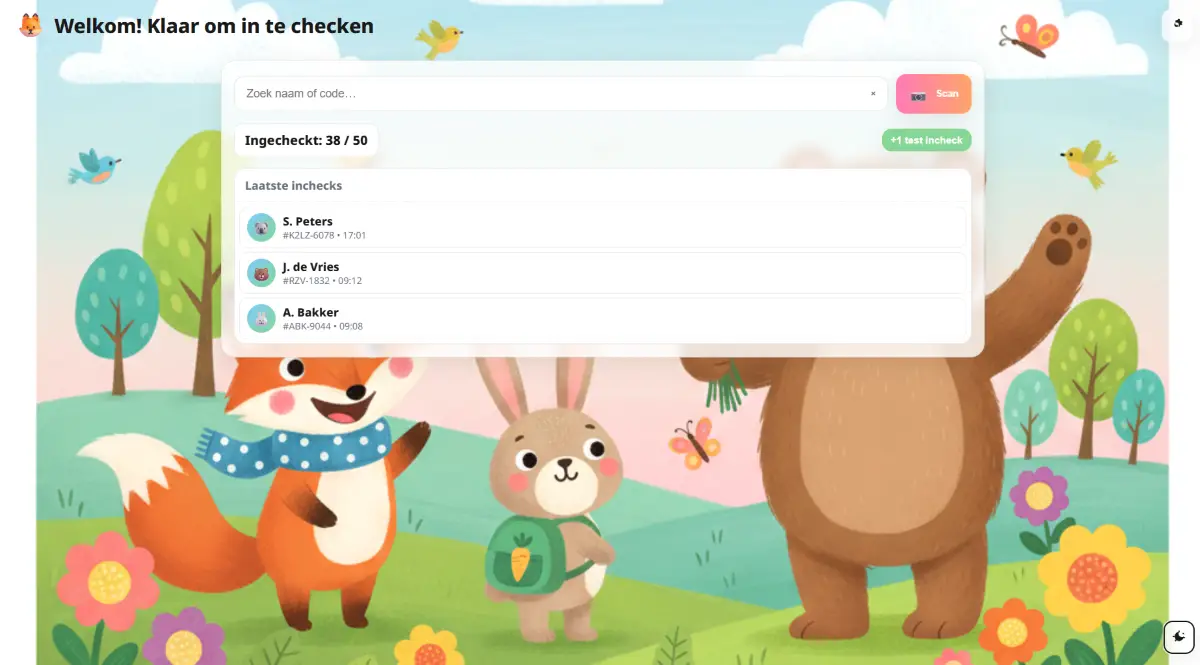 Event ticketing screenshot